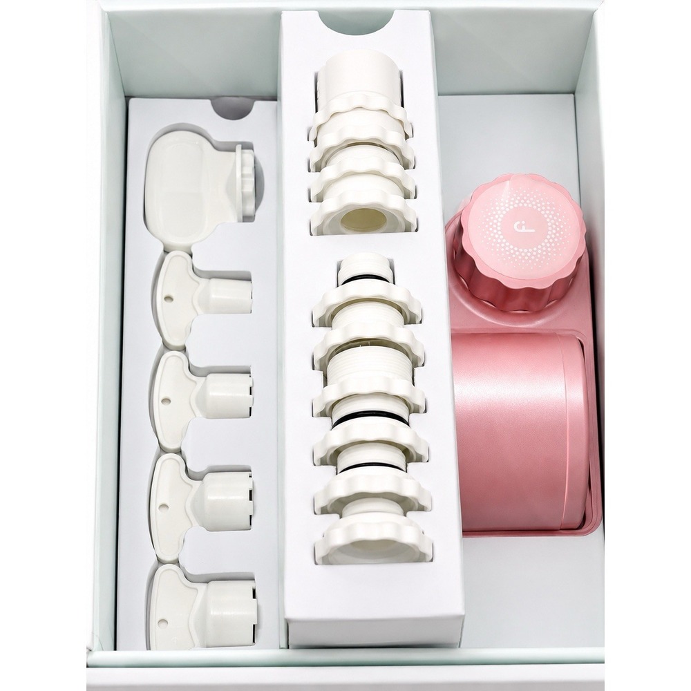 Filterbaby Pink Faucet Water Filter System Open Box w/ 8 Replacement Filters